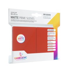 Obaly na karty Gamegenic - Matte Prime Red (100ks)